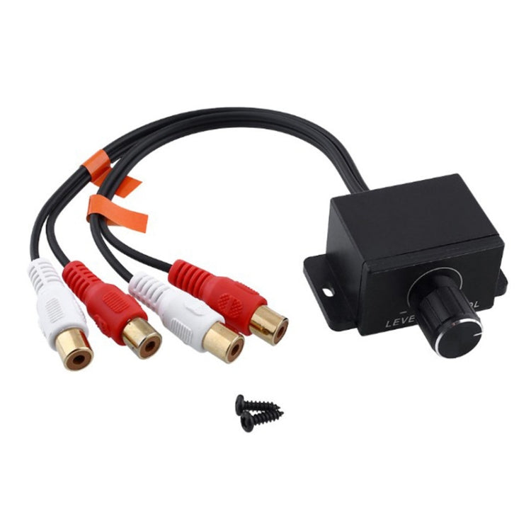 Universal Car Modified Panel Audio Volume Knob RCA Head Audio Volume Control Knob Volume Adjuster