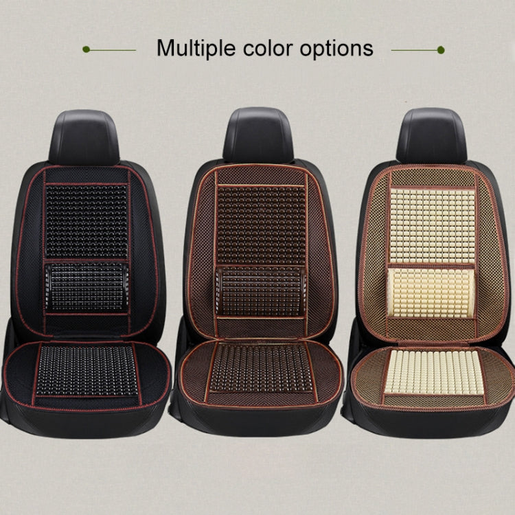 Car Seat Covers Summer Cool Imitation Wooden Beads Ventilation Breathable Seat Cushion