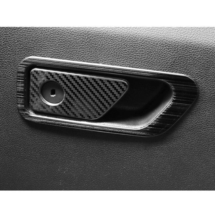 Car Carbon Fiber Glove Box Decorative Sticker for Ford Explorer 2020