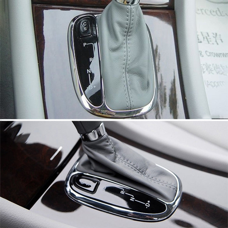Car Gear Lever Plating Decorative Frame for Benz C-class W203 Before 2007, Left Driving