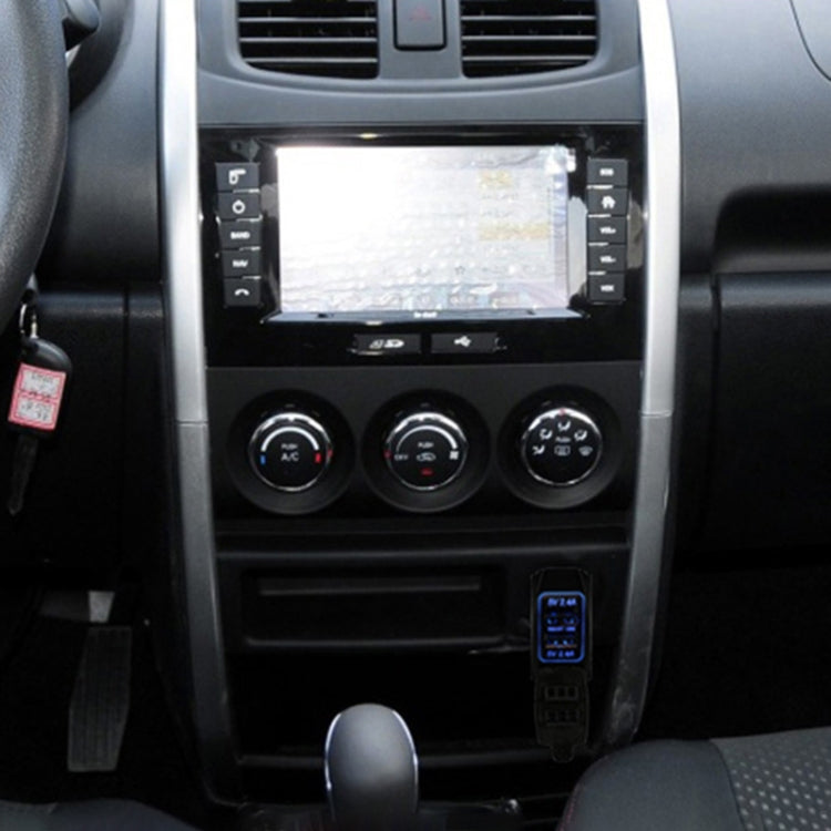 Car 4.8A Double-sided Mobile Phone Charger