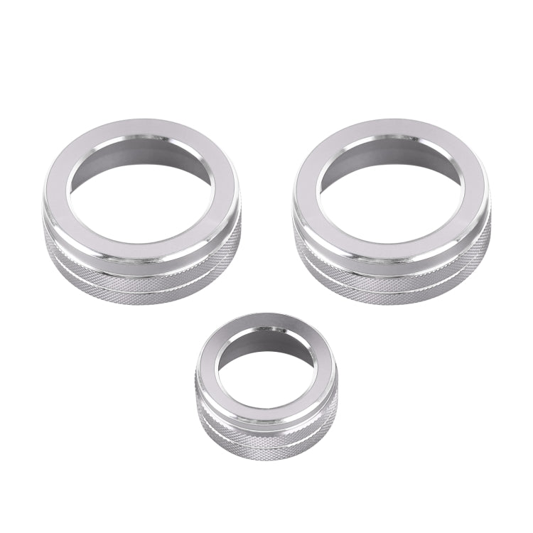 3 PCS Car Metal Air Conditioner Knob Case for Honda CR-V 2017-2021