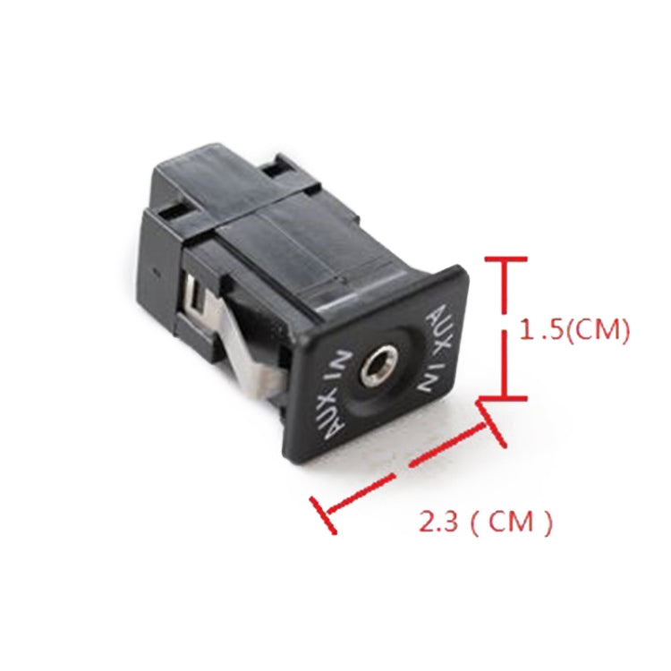 Car Handheld Box AUX Interface Connector + Cable Wire Harness for Volkswagen Bora / Audi