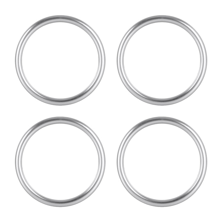 4 PCS / Set Air Conditioning Vent Metal Decorative Ring for Audi A1