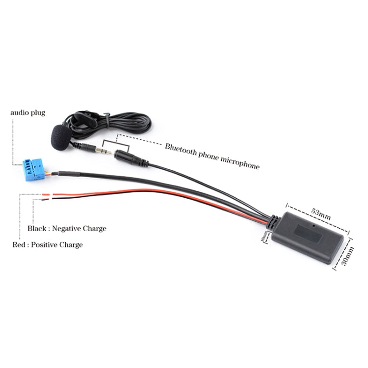Car AUX Bluetooth Audio Cable + MIC for BMW E60, For BMW E60