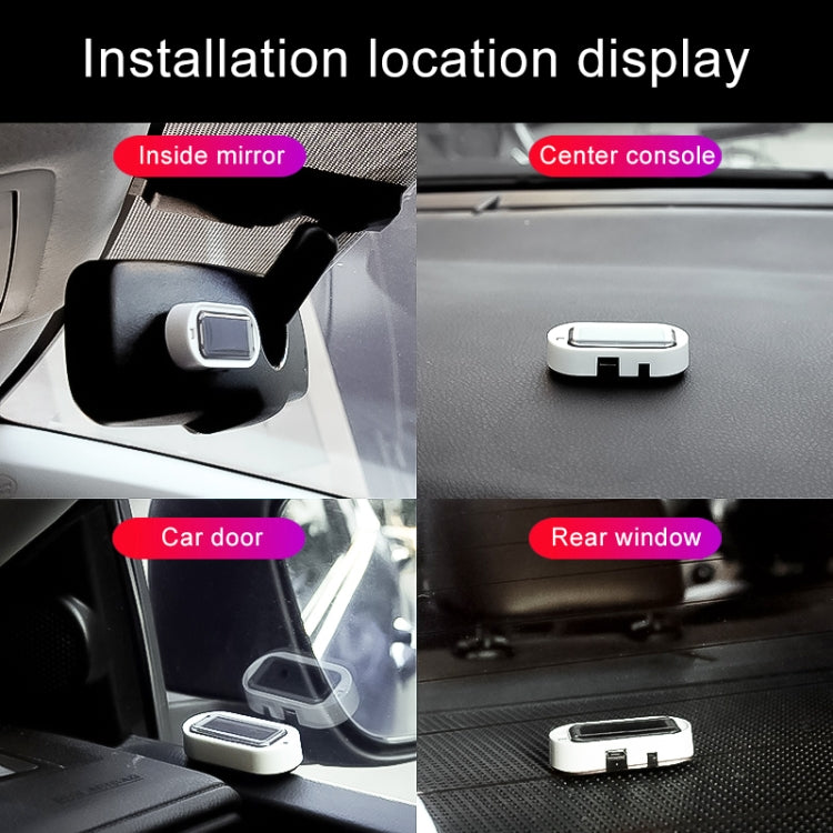 Car Solar Energy Anti-theft Device LED Warning Light