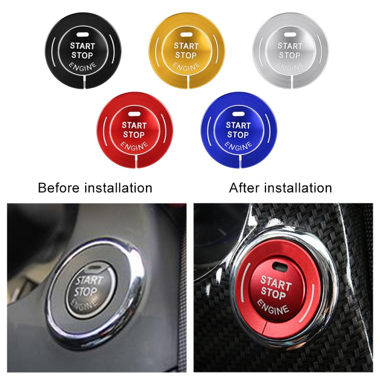 Car Engine Start Key Push Button Ring Trim Sticker for Infiniti