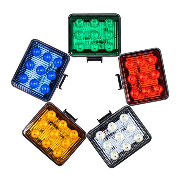 2 PCS ZS-7013 3 inch 9LEDs Strobe Waterproof Car / Truck Warning Light