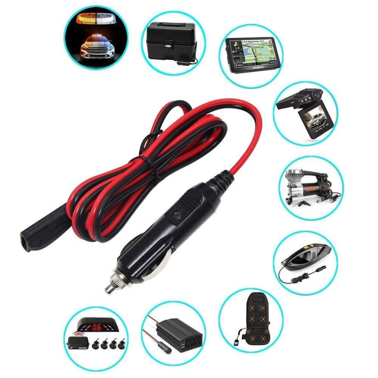 12V SAE Car Power Cord Cigarette Lighter Plug to Solar Battery Charging Connecting Cable, Length: 1.5m