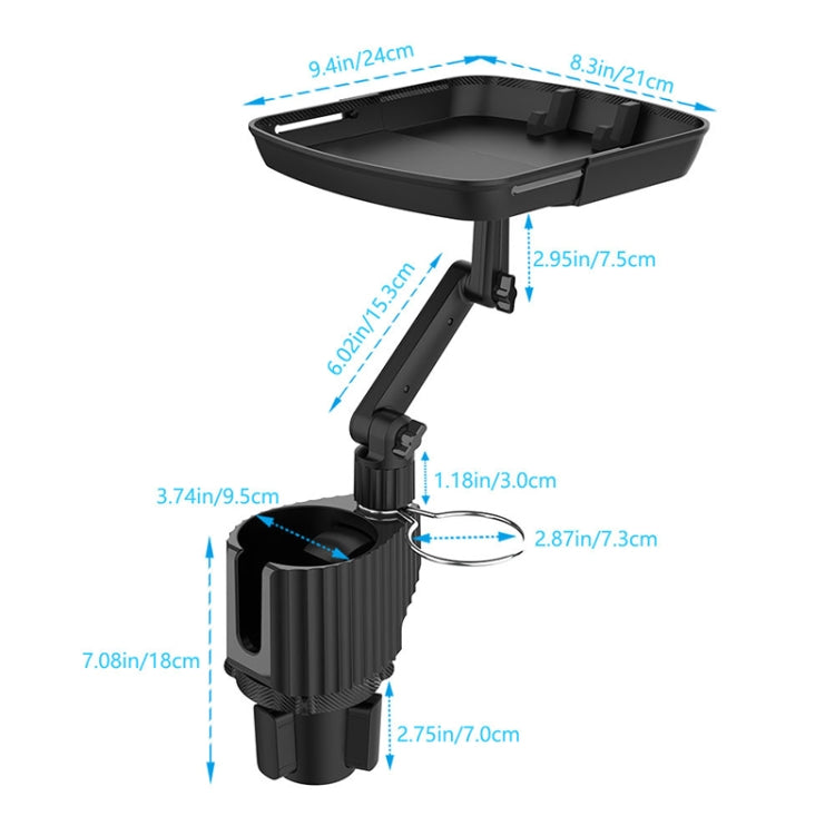 Car Beverage Table Food Rack Mobile Phone Holder, Beverage Table Food Rack
