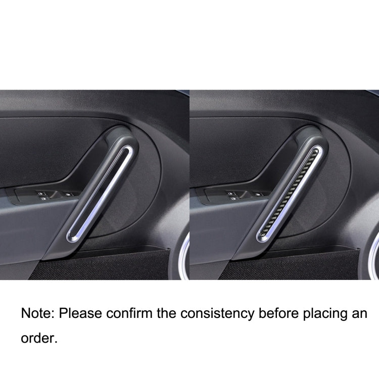 Car Carbon Fiber Door Decorative Sticker for Volkswagen Beetle 2012-2019, Left and Right Drive Universal