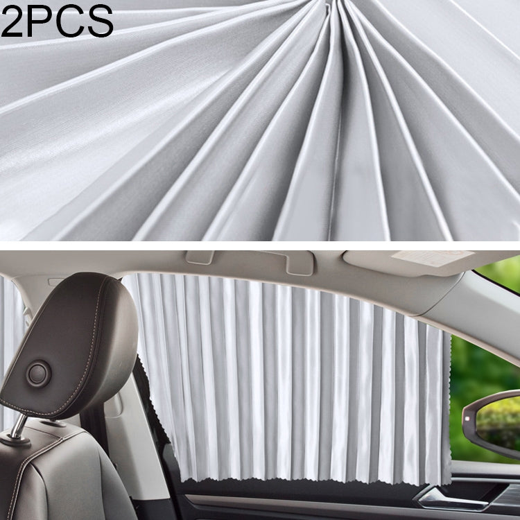 2 PCS Car Auto Sunshade Curtains Windshield Cover for the Rear Seat
