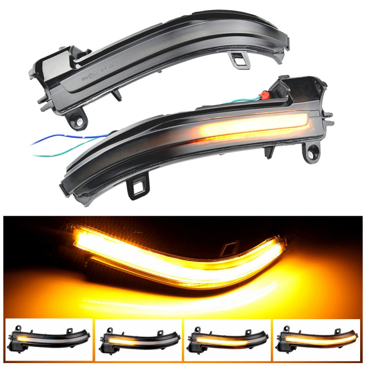 1 Pair For BMW 3 Series F20 Car Dynamic LED Turn Signal Light Rearview Mirror Flasher Water Blinker