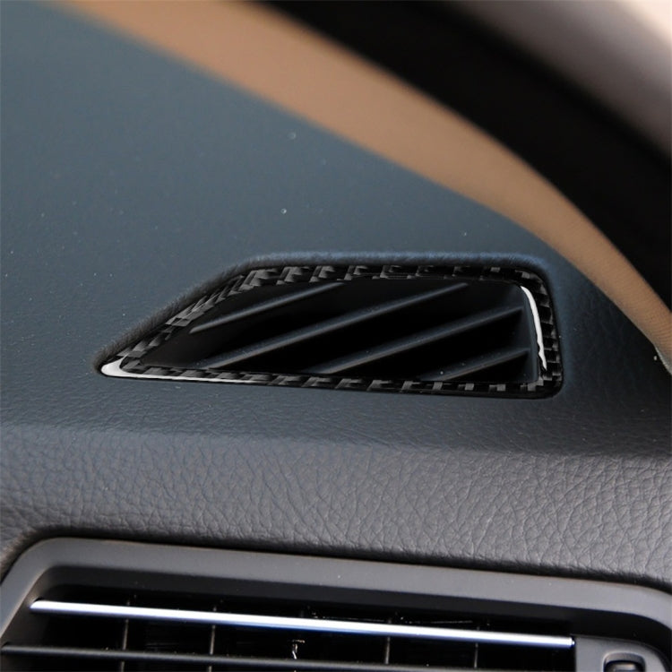 Carbon Fiber Car Instrument Air Outlet Decorative Sticker for BMW 5 Series F07 5GT 535i 2010-2016,Sutible for Left Driving, Instrument Air Outlet(Three Color), Instrument Air Outlet