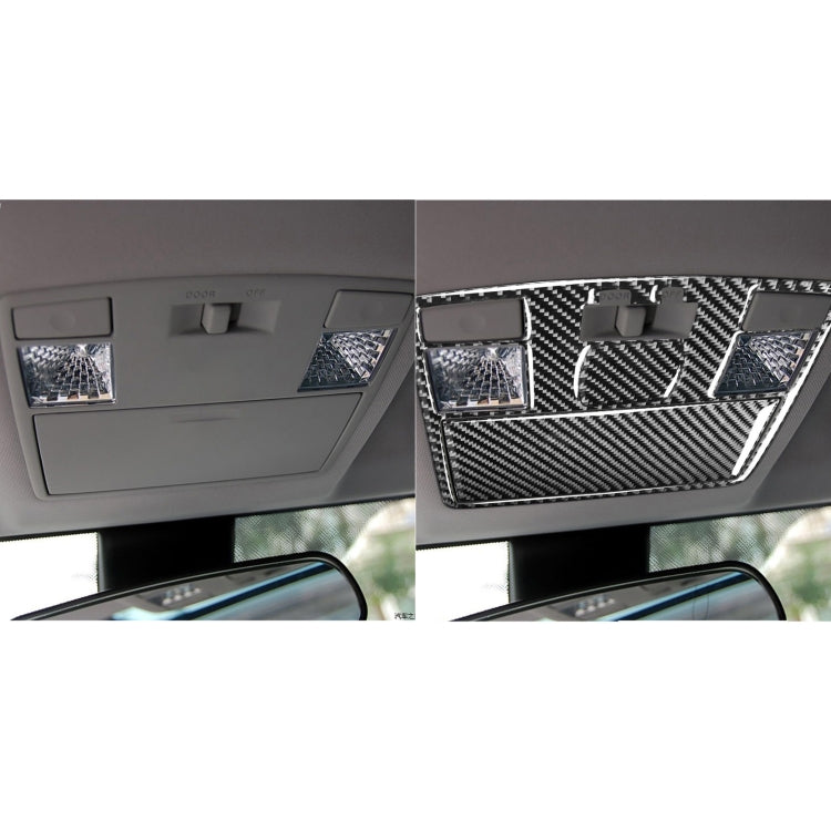 Car Carbon Fiber Front Reading Light Decorative Sticker for Mazda RX8 2004-2008, Left and Right Drive Universal
