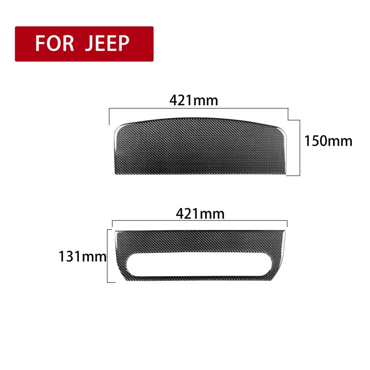 2 in 1 Car Carbon Fiber Front Passenger Seat Handrail Decorative Sticker for Jeep Wrangler JK 2007-2010, Left and Right Drive Universal, Front Passenger Seat Handrail