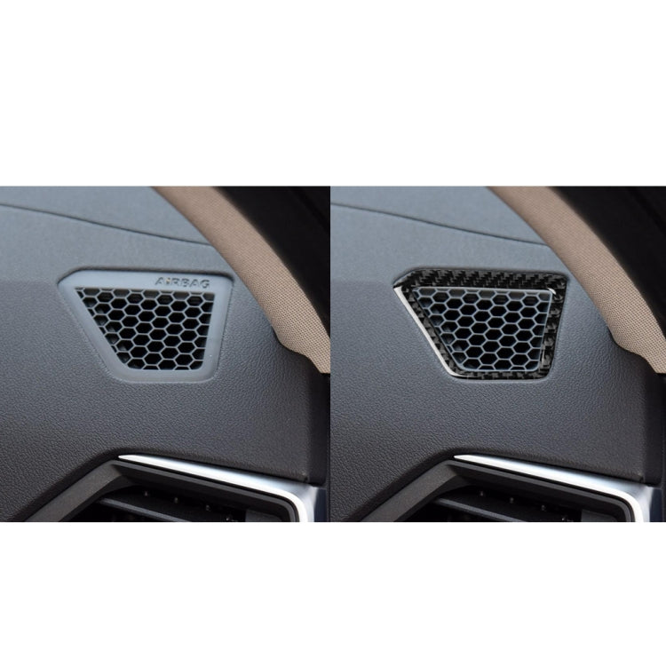 Car Carbon Fiber Instrument Air Outlet Decorative Sticker for BMW 3 Series G20/G28/325Li/330d/335 2019-2020, Right Drive
