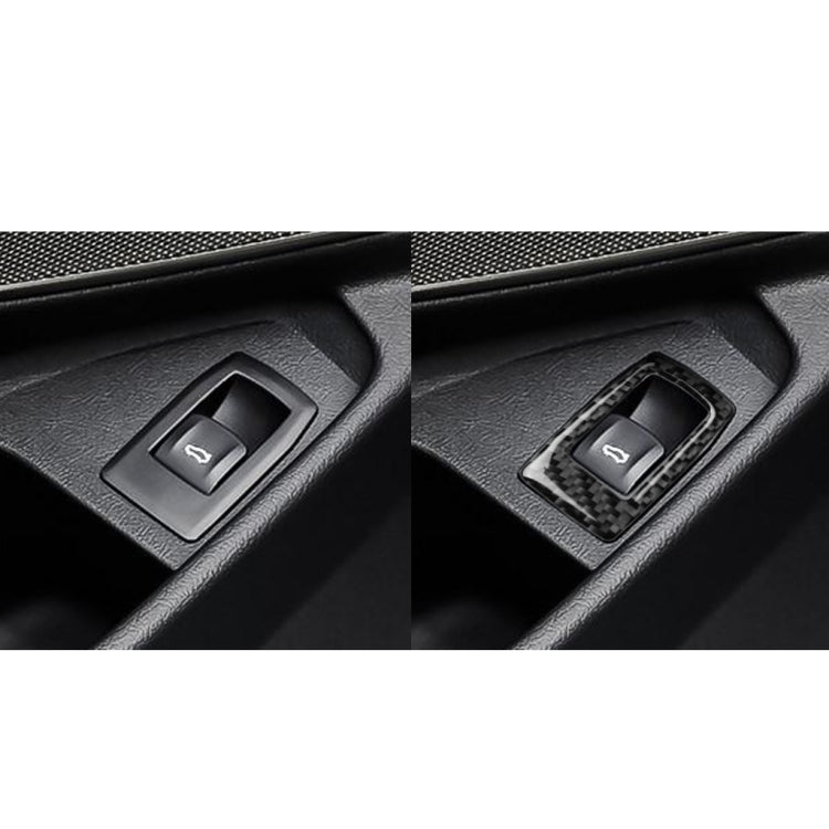 Car Carbon Fiber Trunk Switch Decorative Sticker for BMW 3 Series G20/G28/325Li/330d/335 2019-2020, Left and Right Drive Universal