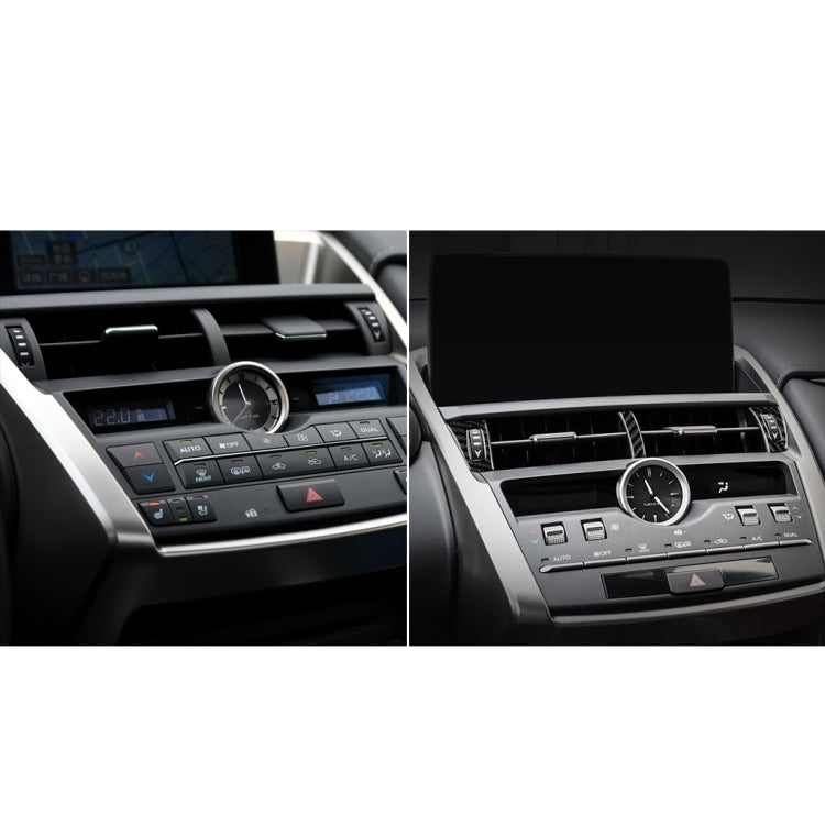 3 in 1 Car Carbon Fiber Air Outlet Decorative Sticker for Lexus NX200 / 200t / 300h 2014-2021, Left and Right Drive Universal