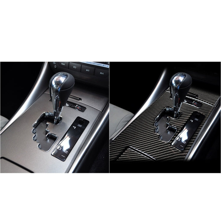 Car Carbon Fiber Gears A Decorative Sticker for Lexus IS250 300 350C 2006-2012, Right Drive