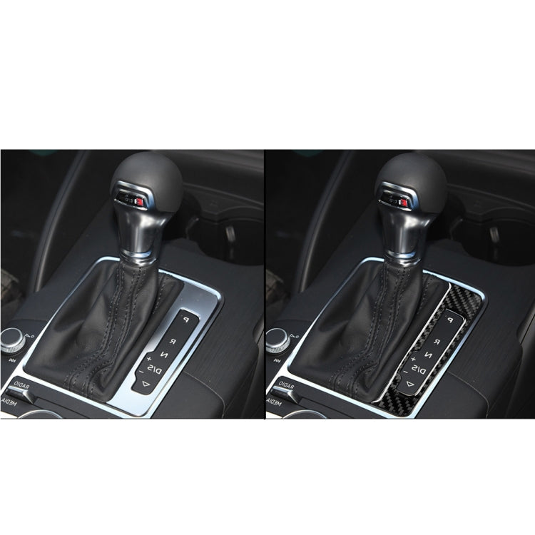 Car Carbon Fiber Gear Shift Frame Decorative Sticker for Audi A3 / 8V 2014-2019, Right Drive