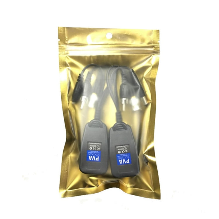 2 PCS Anpwoo 205PVA 3 in 1 Power + Video + Audio Balun HD-CVI/AHD/CVI Passive Twisted Transceiver