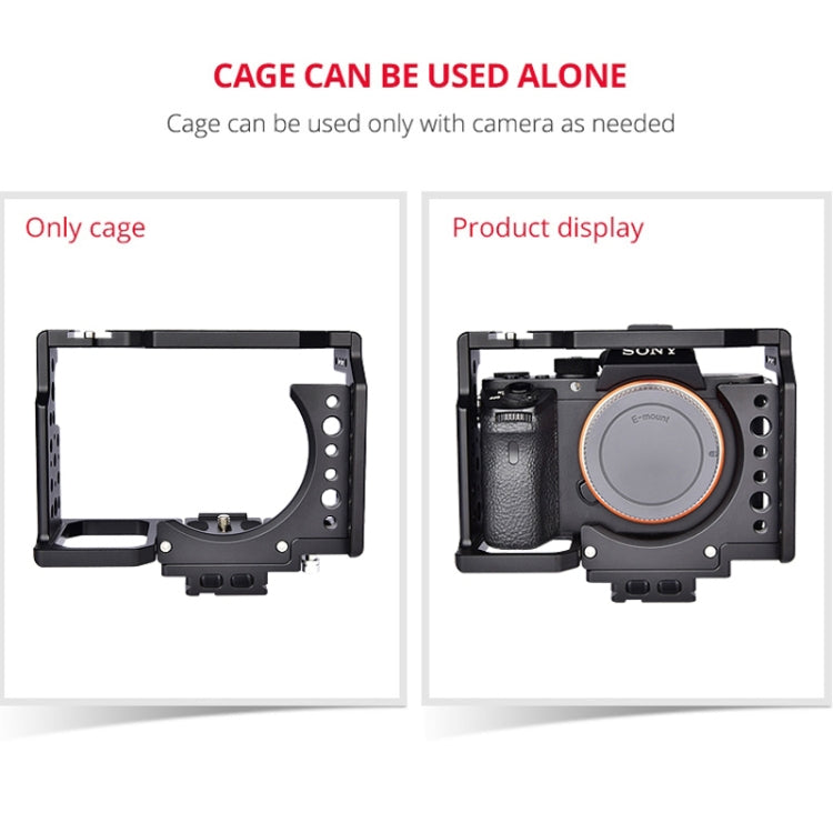 YELANGU CA7 YLG0908A-A01 Video Camera Cage Stabilizer for Sony A7K / A72 / A73 / A7S2 / A7R3 / A7R2 / A7X