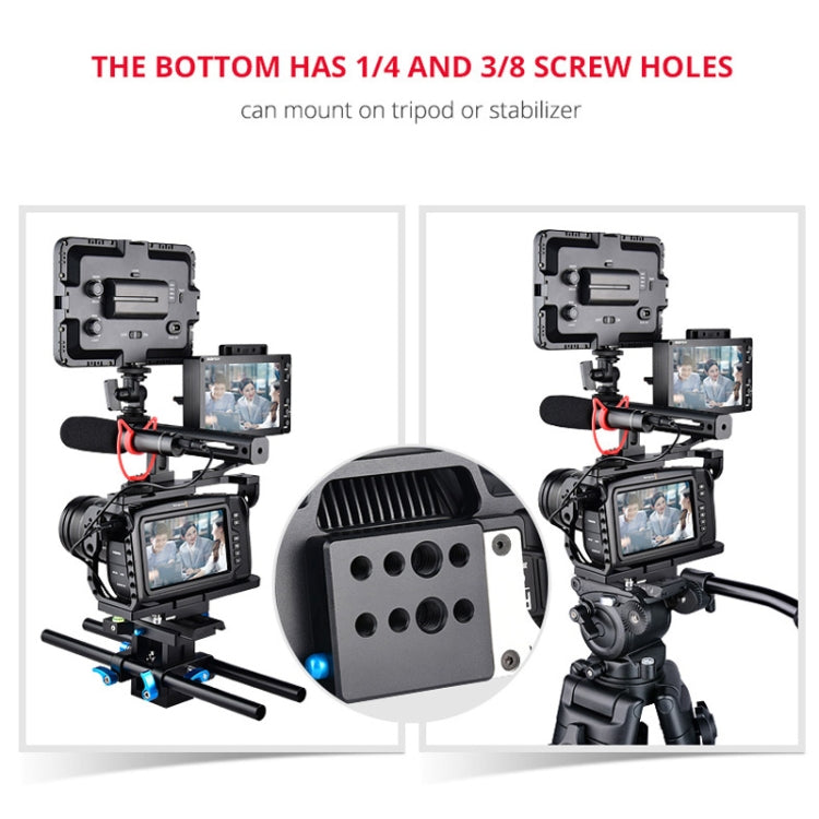 YELANGU C9-A YLG0911A Handle Video Camera Cage Stabilizer for DJI BMPCC 4K