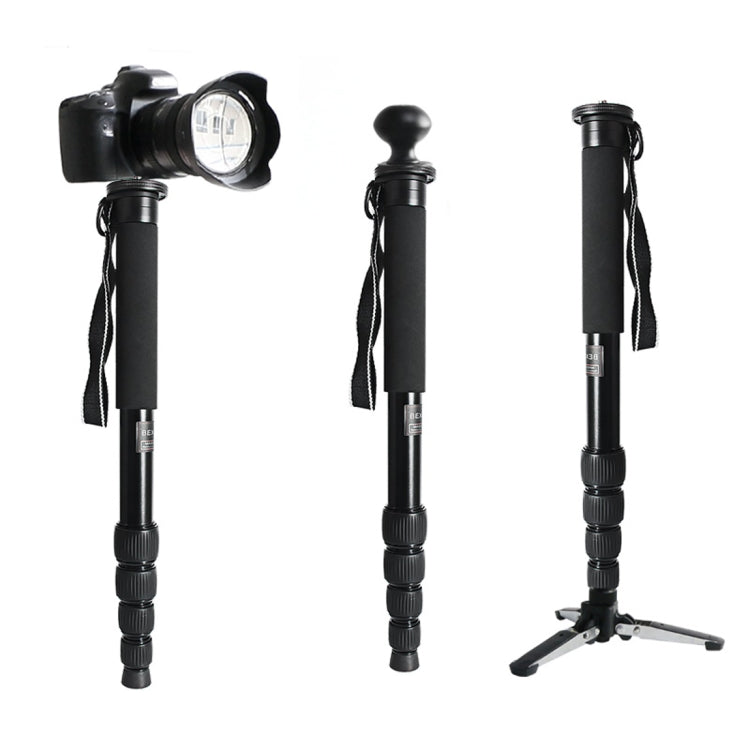 BEXIN MAS285 Portable Travel Outdoor DSLR Camera Aluminum Alloy Monopod Holder