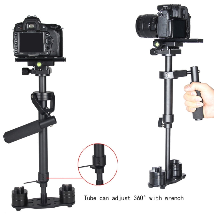 YELANGU S60N Aluminum Handheld Stabilizer for Camcorder DV Video Camera DSLR
