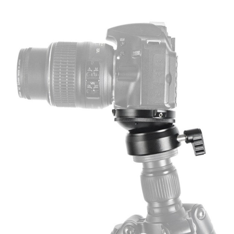 BEXIN DY-60N 3/8 inch Thread Dome Professional Tripod Leveling 360 Degree Panorama Head Base with Bubble Level & 3/8 inch Screw Adapter