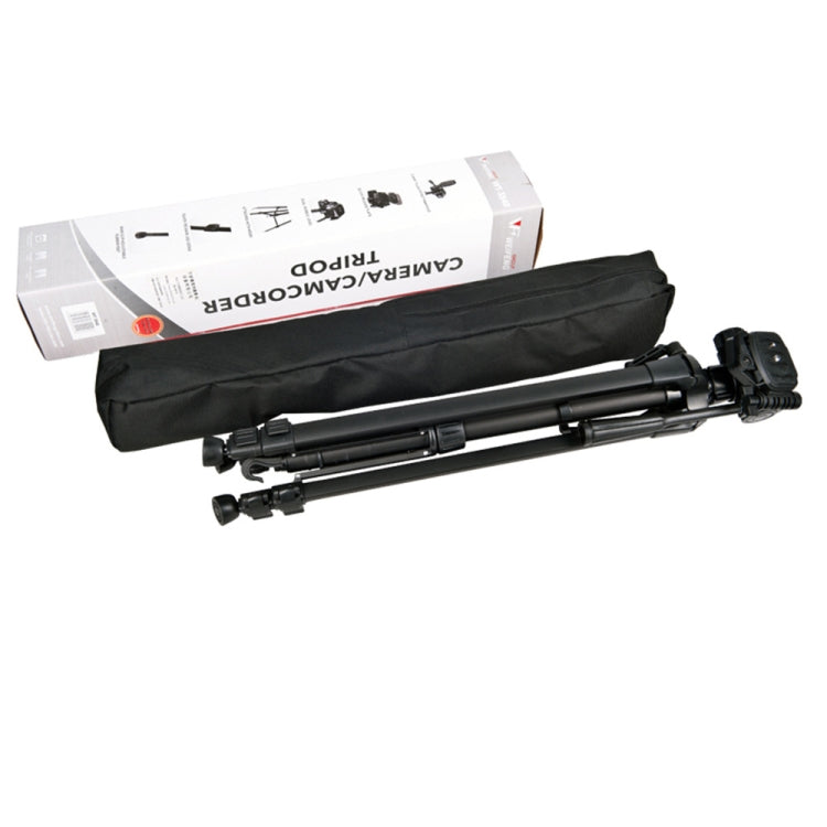 WeiFeng WT-3560 3-Section Folding Legs Live Broadcast Aluminum Alloy Tripod Mount