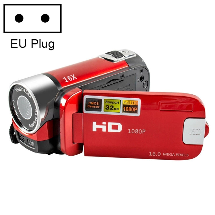 16X Digital Zoom HD 16 Million Pixel Home Travel DV Camera, EU Plug
