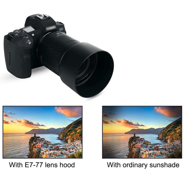 ET-77 Lens Hood Shade for Canon RF 85mm f/2 Macro IS STM Lens