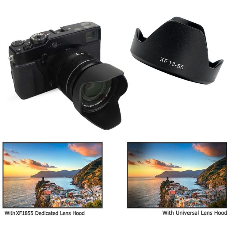 XF 18-55 Lens Hood Shade for FUJIFILM XF 18-55mm f2.8-4 R OIS / XF 14MM F2.8 lens