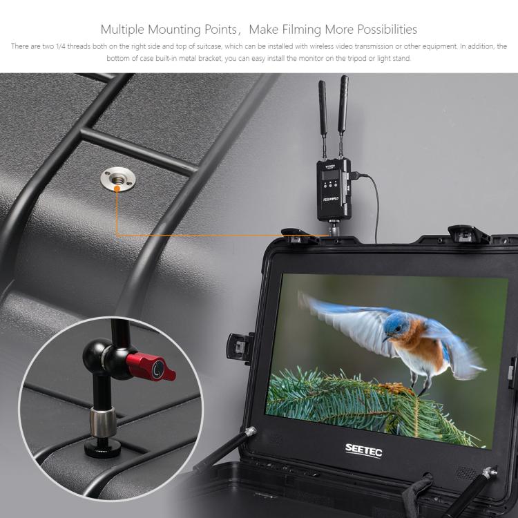 SEETEC WPC215 21.5 inch 1000nit High Bright Portable Carry-on Director Monitor Full HD 1920x1080 Monitor