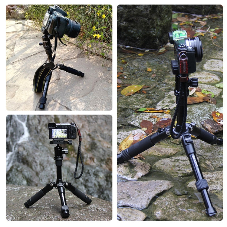TRIOPO T226 Adjustable Portable Aluminum Alloy Tripod with D-0 Ball Head for SLR Camera