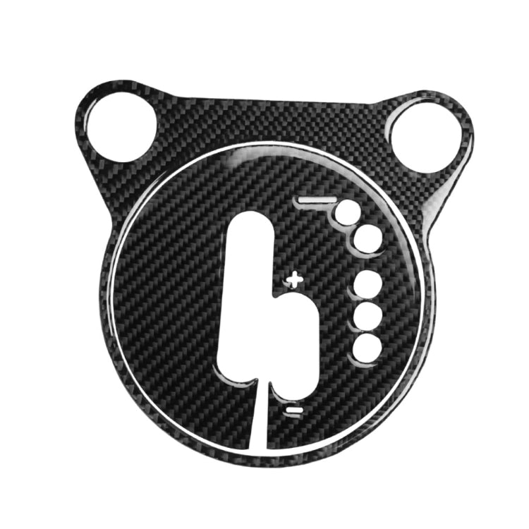 Car Carbon Fiber Gear Shift Panel Decorative Sticker for Nissan 370Z Z34 2009-