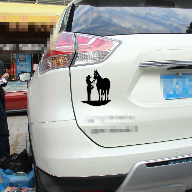 5 PCS Car Waterproof Horse Pattern Sticker