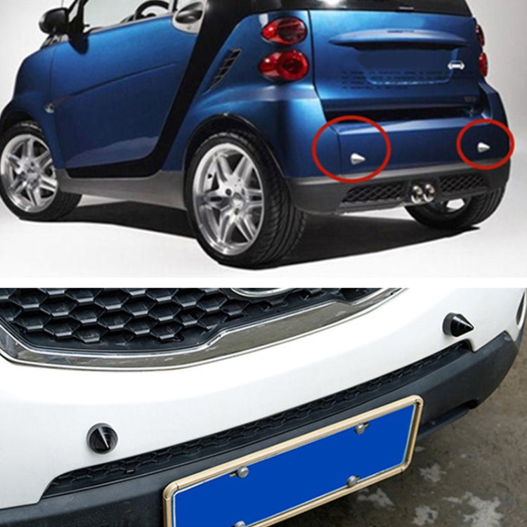 2 PCS Car Rear Anti-collision Tail Cone for Mercedes Benz Smart 2009-2014