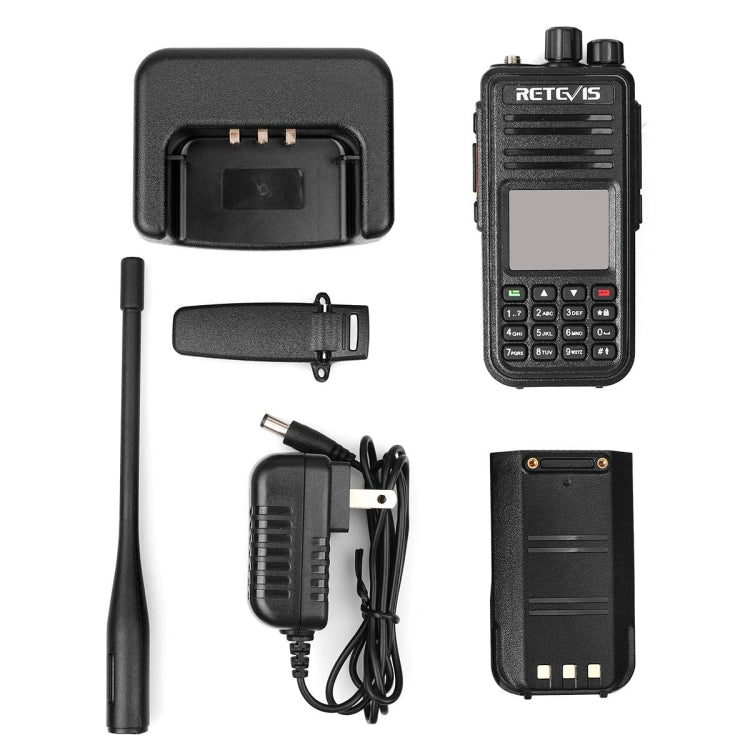 RETEVIS RT3S 136-174MHz + 400-480MHz 3000CH Handheld DMR Digital Two Way Radio Walkie Talkie, GPS Version