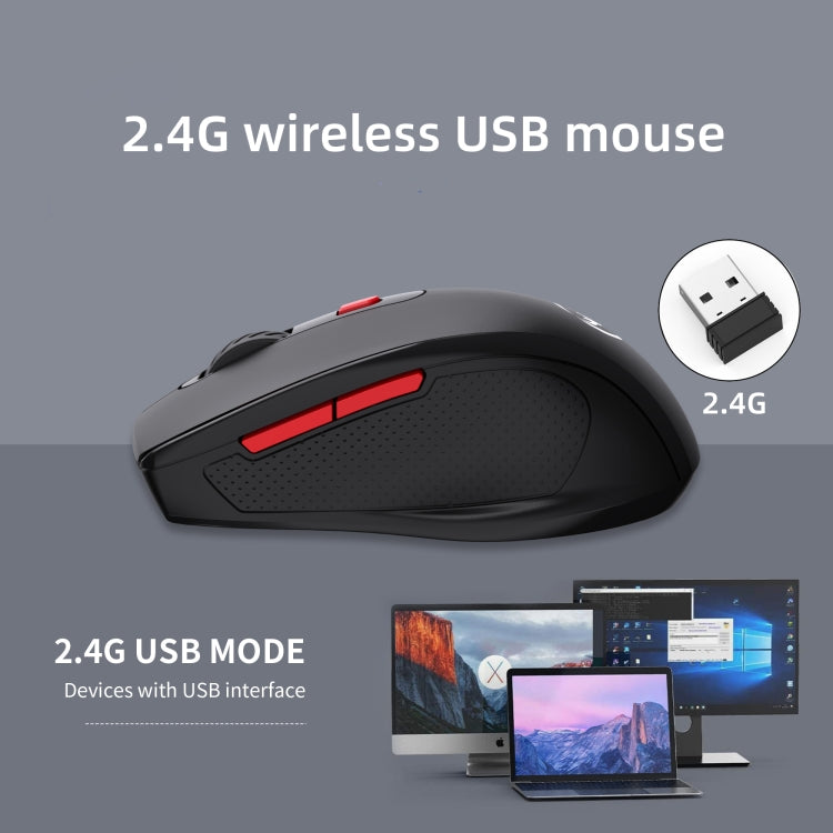 HXSJ T67 2.4G Bluetooth 3.0/5.0 Dual Mode Wireless Mouse