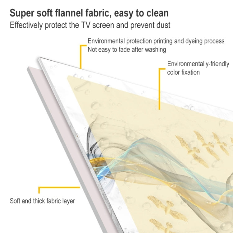 Household Cloth Dust-proof Cover for Television