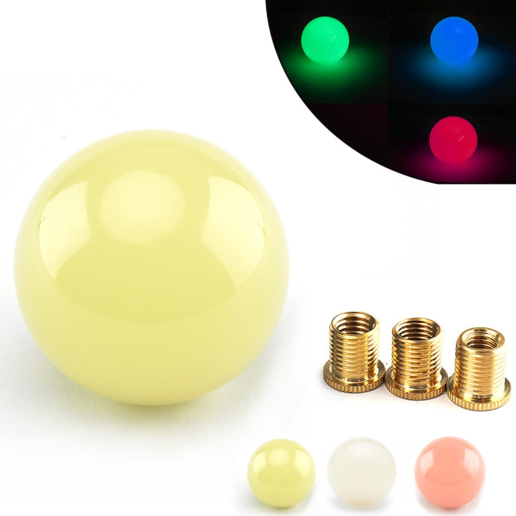 Universal Car Round Luminous Shift Knob with Adapters