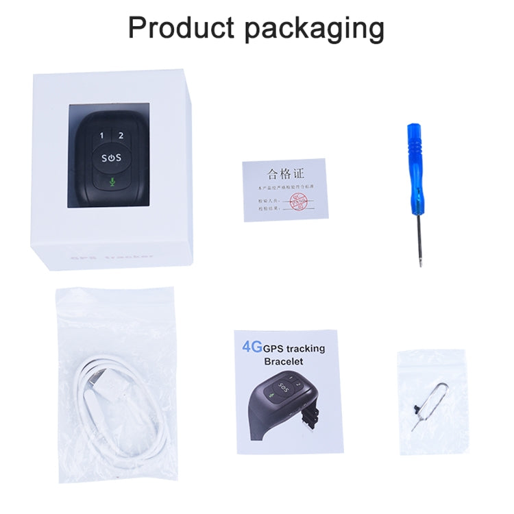 RF-V48 4G Waterproof Anti-lost GPS Positioning Smart Watch, Band A