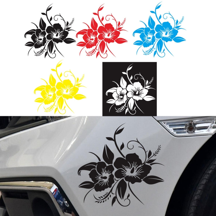 D-798 Flowers Bloom Pattern Car Modified Decorative Sticker