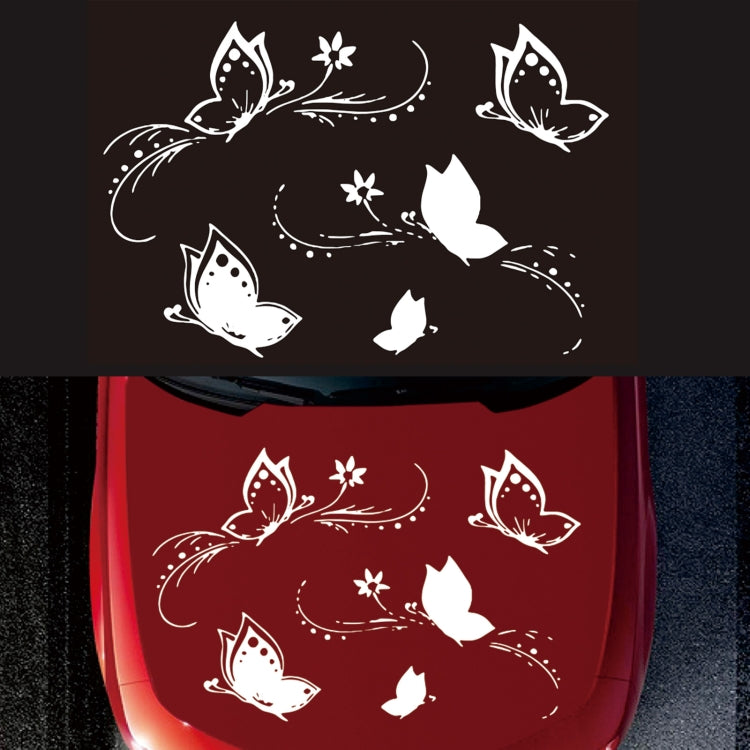 D-907 Butterflies Pattern Car Modified Decorative Sticker