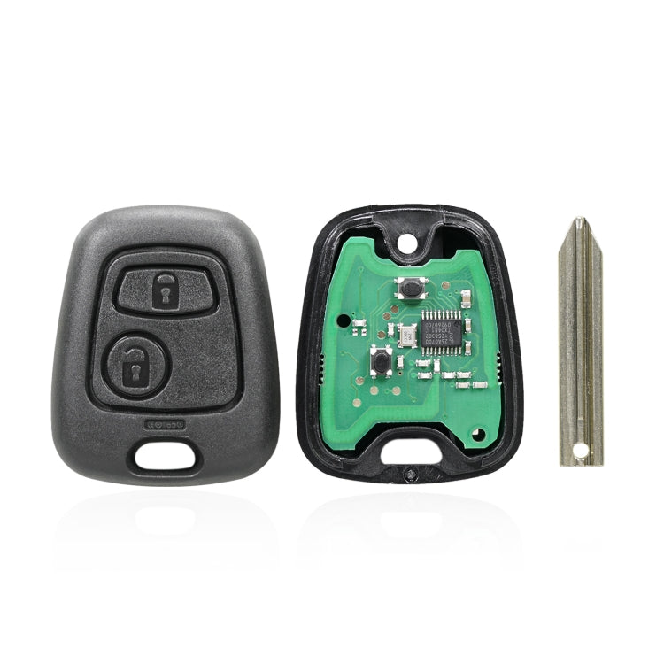For Peugeot 206 433MHz 2 Buttons Intelligent Remote Control Car Key