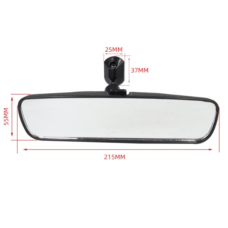 8 inch Car Modified Large Field View Reflective Auxiliary Rearview Mirror