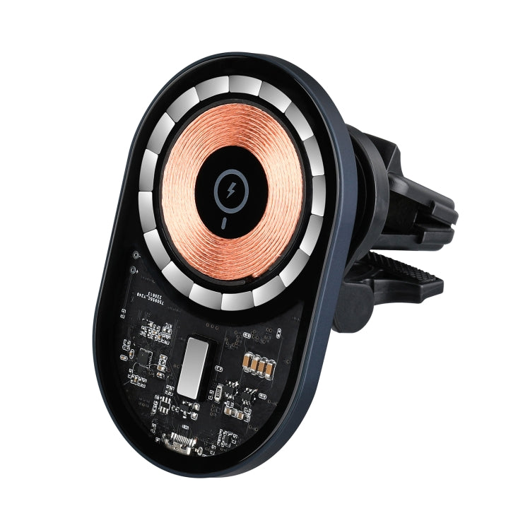 Transparent Magnetic Air Vent Wireless Car Charger
